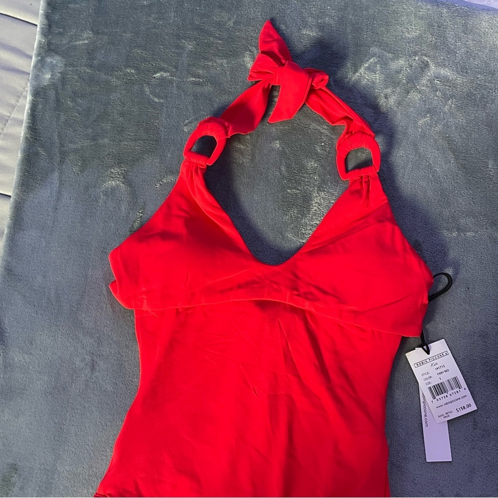 Robin Piccone Women's Kate Scoop Neck One Piece
Swimsuit | Red | NWT - Picture 5 of 15